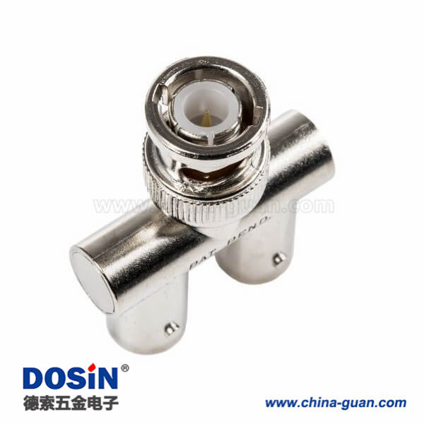 BNC1公转2母转接头50欧姆 BNC1公转2母转接头50欧姆